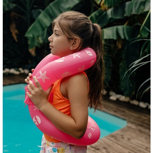 Жилет надувной для плавания 35x43 см, размер L, для детей от 3 лет, арт. 950031-L Розовый