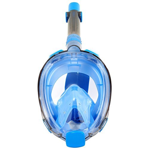 Полнолицевая маска для плавания (снорклинга) SARGAN Галактика Премиум цвет синий (S-M)