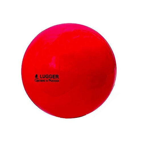 Мяч для художественной гимнастики однотонный, d=19 см красный Спортекс