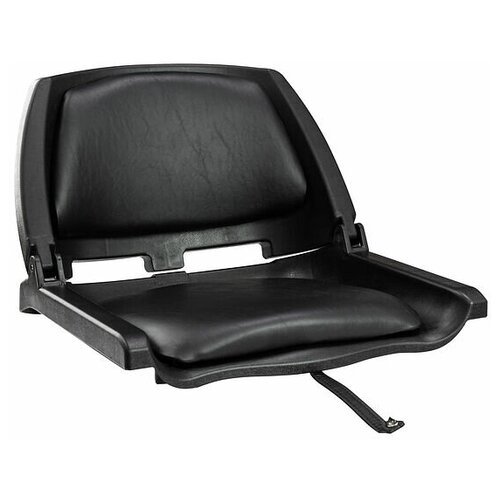 Кресло складное мягкое TRAVELER, цвет черный/черный для лодки / катера