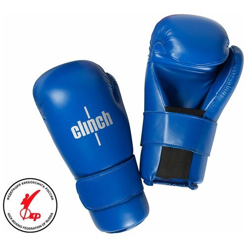 Перчатки полуконтакт Clinch Semi Contact Gloves Kick синие (размер XS, ) XS