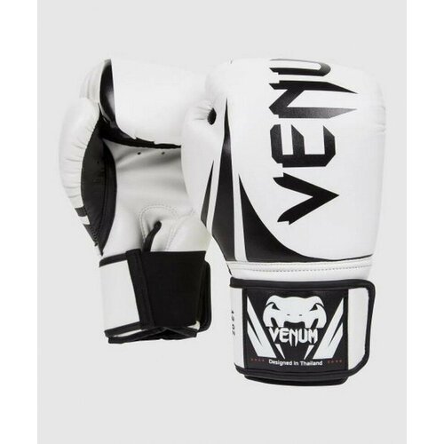 Боксерские перчатки Venum Challenger 2.0 8oz белый, черный