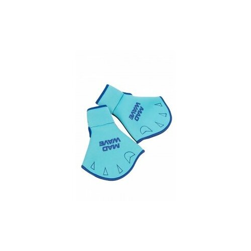 46735-73124 Перчатки для аквааэробики Aquafitness Gloves Mad Wave, цвет бирюзовый, размер L, M0829 06 3 03W