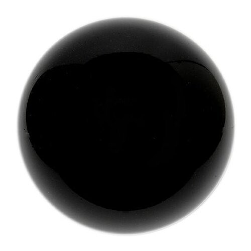 Мяч для художественной гимнастики PASTORELLI одноцветный, 16 см, черный
