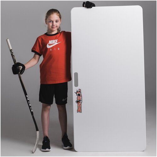 Хоккейный тренажер ROCKETSHOT / Панель для бросков и дриблинга / Размер 150*75 см, толщина 4 мм / Инвентарь хоккейный.
