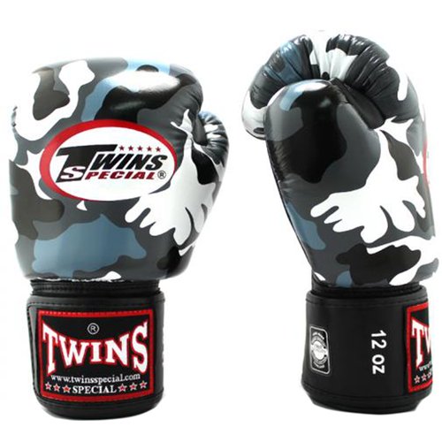 Боксерские перчатки Twins FBGVL3-AR Camo Grey (12 унций)