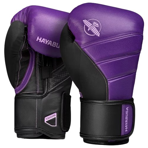 Боксерские перчатки Hayabusa T3 Purple/Black (12 унций)