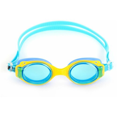 Очки для плавания Larsen DS-GG209, желтый/голубой