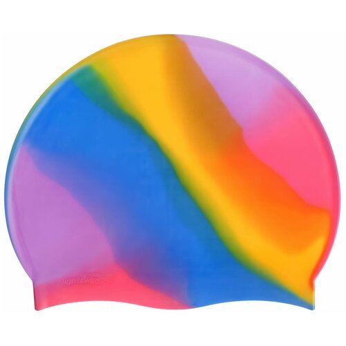 Шапочка для бассейна силиконовая детская/подростковая Light Swim С/LS5, обхват головы 50-55 см, цвет 127, Мультиколор