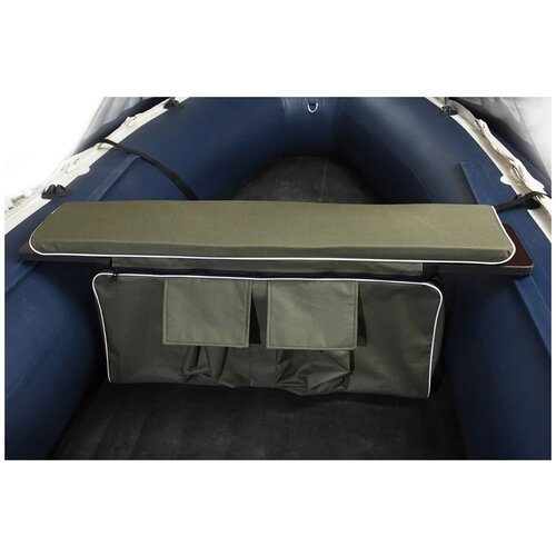 Сумка на сиденье с мягкой накладкой для лодки ПВХ 1100*240*60 (цвет: хаки)