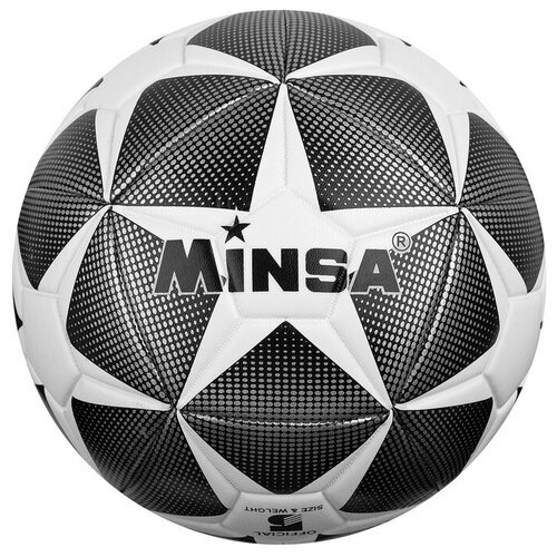 Мяч футбольный Minsa, TPU, машинная сшивка, 12 панелей, размер 5