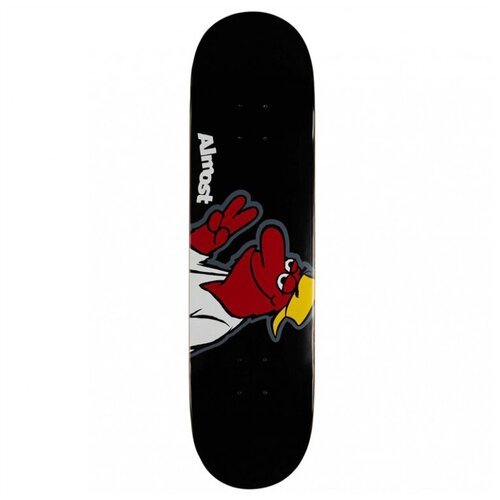 Дека для скейтборда Almost RED HEAD HYB BLACK, размер 8.125x31.7