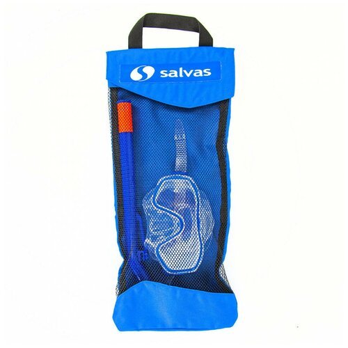 Набор для плавания Salvas Easy Set EA505C1TBSTB, р. Junior, синий в сетч. сумке