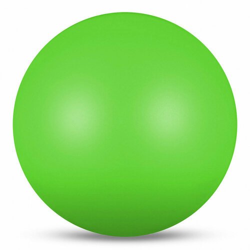 Мяч для художественной гимнастики INDIGO IN315-S, 15 см, ПВХ, салатовый металлик