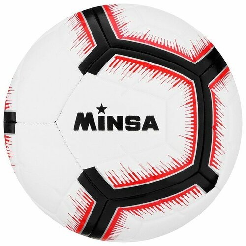 MINSA Мяч футбольный MINSA, TPE, машинная сшивка, 12 панелей, р. 5