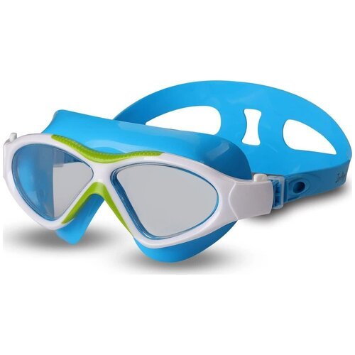 Очки для плавания (полумаска) детские INDIGO CARP GL2J-7 Бело-Голубой
