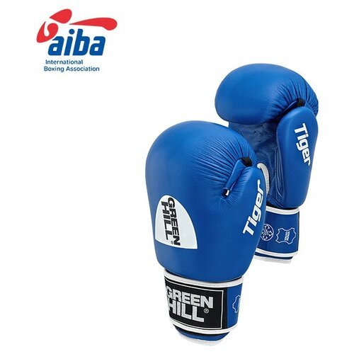 BGT-2010a-EU-1 Боксерские перчатки TIGER одобренные AIBA синие - Green Hill - Синий - 10 oz