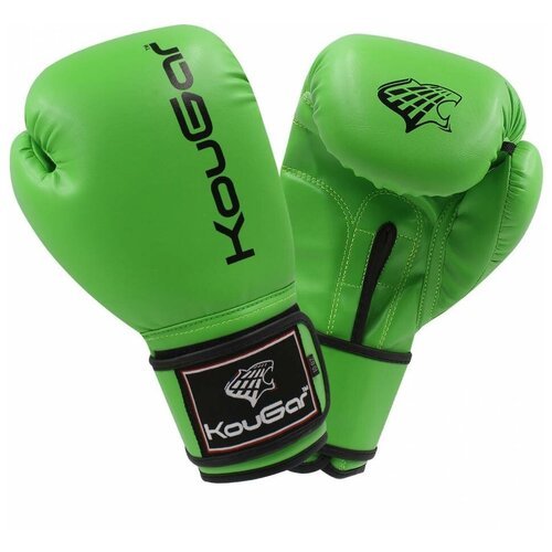 Перчатки боксерские KouGar KO500-6, 6oz, зеленый