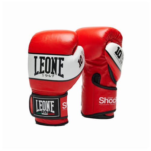 Боксерские перчатки Leone 1947 Shock 2.0 GN047 Red (14 унций)