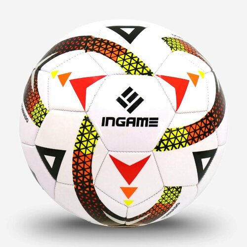 Мяч футбольный INGAME Tornado, №5 оранжевый