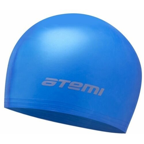 Шапочка для плавания Atemi, тонкий силикон, т. синий, TC401