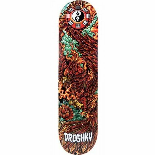 Дека Droshky Deck Legendary Animal Series - Fire Phoenix 8x31.75 для скейтборда