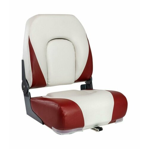 Кресло мягкое складное Craft Pro, обивка винил, цвет белый/красный, Marine Rocket