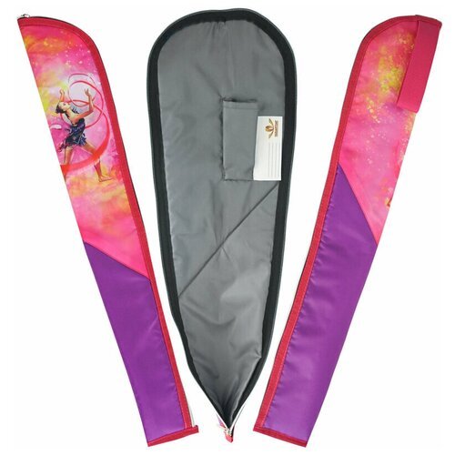 Чехол для гимнастической ленты 308-042 цвет: сирень/розовый Variant