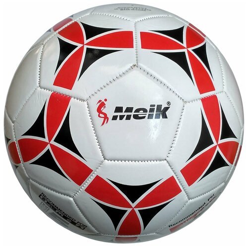 R18018 Мяч футбольный 'Meik-2000' 3-слоя PVC 1.6, 300 гр, машинная сшивка
