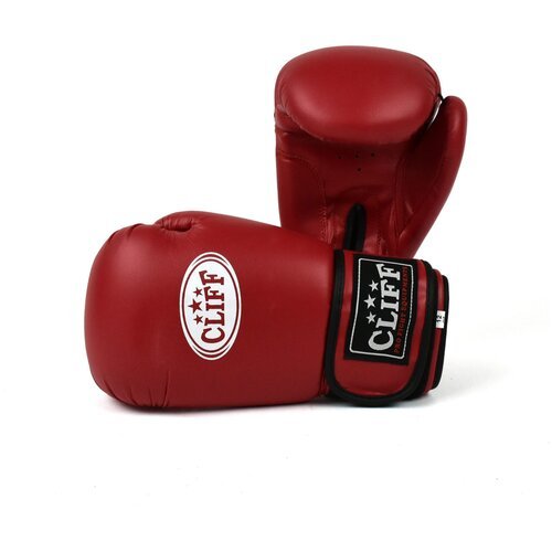 Перчатки боксерские CLIFF CLUB PVC, красные, 4 (oz)