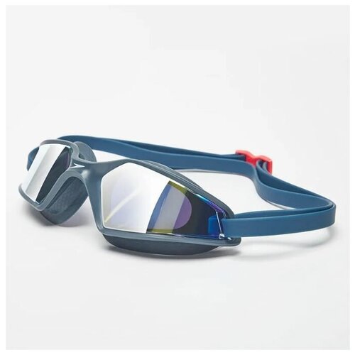 Speedo Очки для плавания Speedo Hydropulse Mirror зеркальные, синий/серый/голубой
