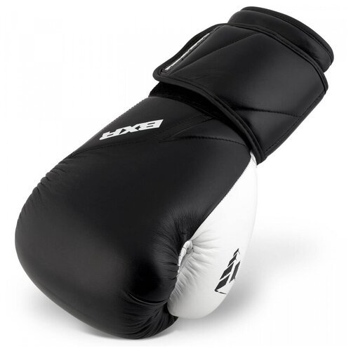 PunchTown боксерские тренировочные перчатки черно-белые BXR SPAR2