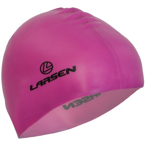 Шапочка для плавания Larsen LS78, розовый неон