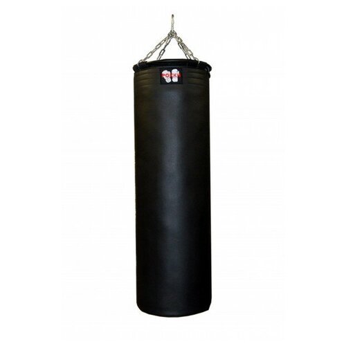 Боксерский мешок рокки экокожа 130 x 40 см черный 55 кг