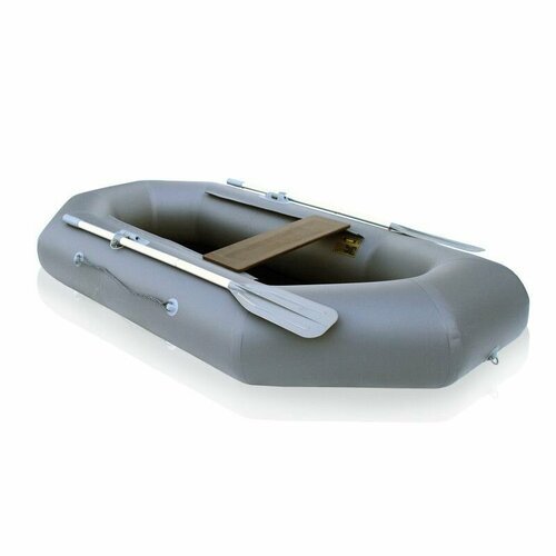 Лодка надувная LEADER Compakt 220 ФС фанерная слань лодка гребная цвет серый 3962022