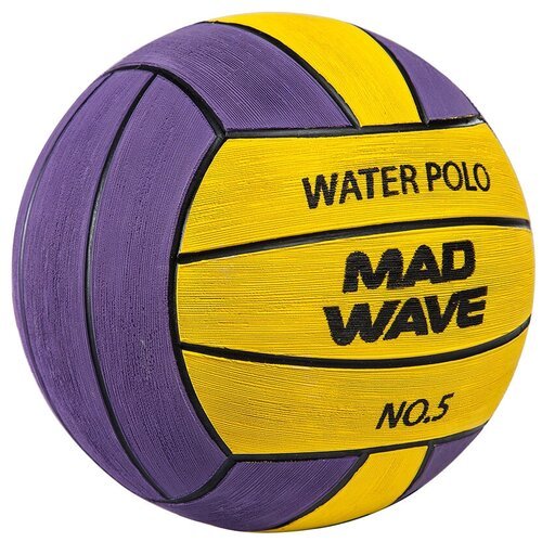 Мяч для водного поло Mad Wave WP Official #5, 5, Yellow M2230 01 5 06W