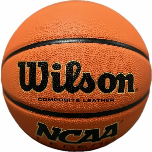 Баскетбольный мяч Wilson NCAA LEGEND. Размер 5. Orange/Black. Indoor/Oudoor
