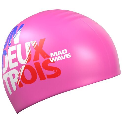 Силиконовая шапочка MAD WAVE, UN-DEUX-TROIS, Pink, M0550 18 0 11W