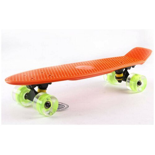 Круизер Fish Skateboards 22' Оранжевый/LED