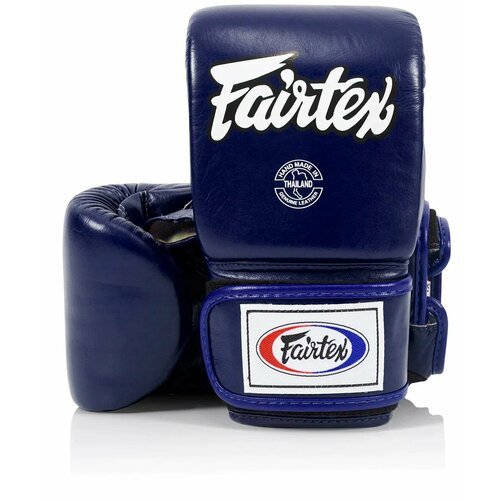 Боксерские перчатки снарядные Fairtex TGO3 синие размер L