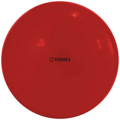 Мяч для художественной гимнастики однотонный TORRES AG-19-03, диаметр 19см, красный