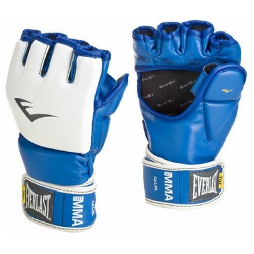 Перчатки тренировочные Everlast MMA Grappling LXL синие