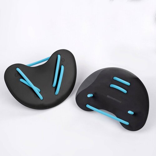 Пальчиковые лопатки для плавания SwimRoom 'Finger Paddles', цвет черный с синим