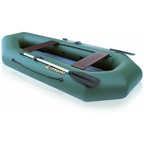 Лодка ПВХ 'Компакт-280N'- НД надувное дно (зеленый цвет) упаковка-мешок оксфорд