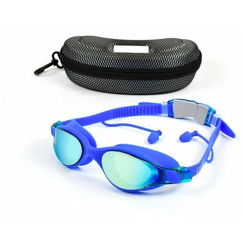 Очки для плавания взрослые CLIFF 101M, синие