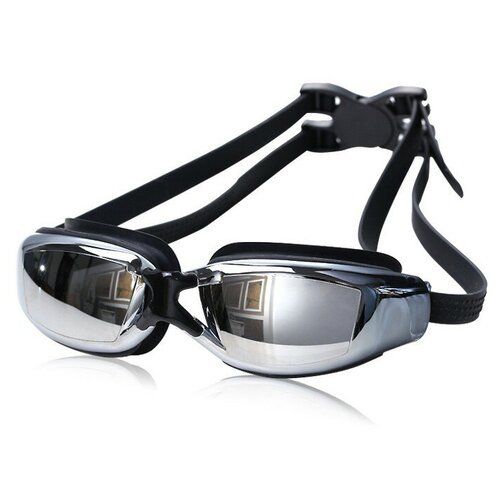 Профессиональные незапотевающие удобные очки для плавания при близорукости (с диоптриями -7.0)