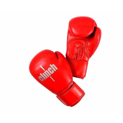 C155 Перчатки боксерские Clinch Olimp Plus красные - Clinch - Красный - 14 oz