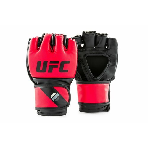 Перчатки UFC для спарринга, грэпплинга MMA 5 унций красные (L/XL)