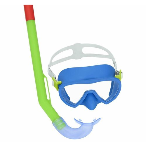 Набор для плавания Essential Lil' Glider: маска, трубка, от 3 лет, обхват 48-52 см, цвет микс, 24036 Bestway