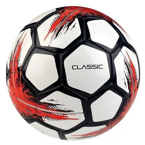 Мяч для футбола SELECT Classic White/Black/Red 815320-001, 5